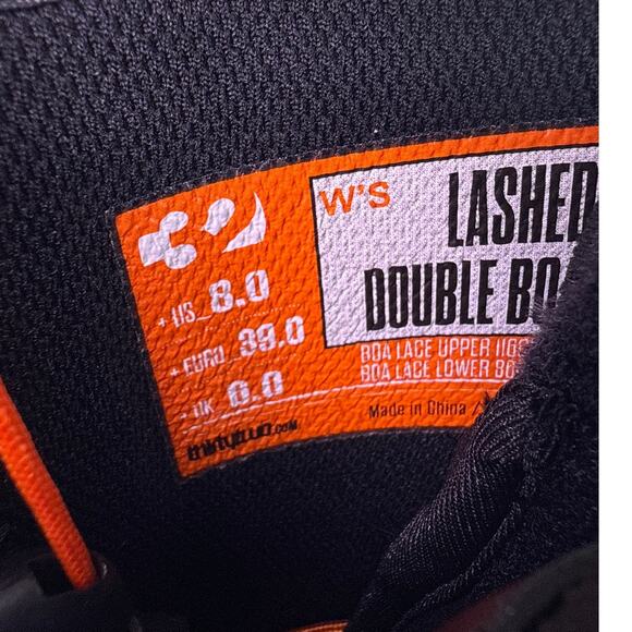 Thirtytwo Snowboard Boots W's Lashed Women's 8 Double BOA Black Moldable - Picture 9 of 13